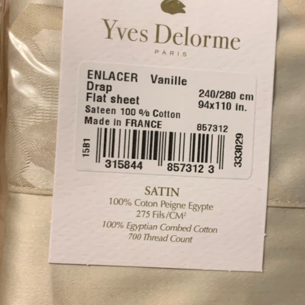 Cream Flat Sheet